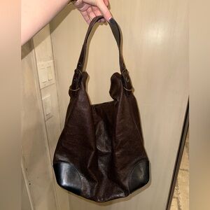 Vintage Stella McCartney Tote Bag Brown Leather